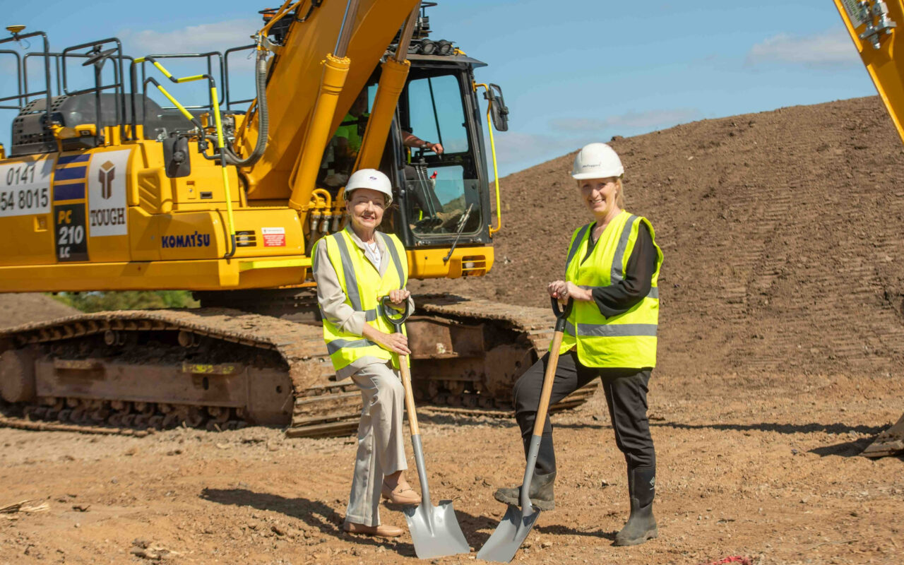 Work underway to deliver new Renfrewshire Council housing in Gallowhill, Paisley