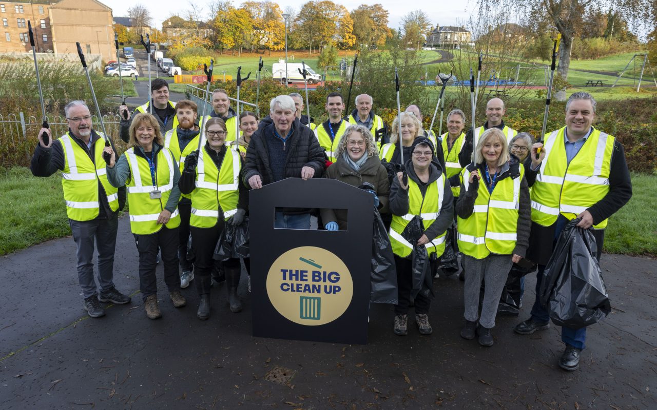 Big Clean Up takes place in Barrhead