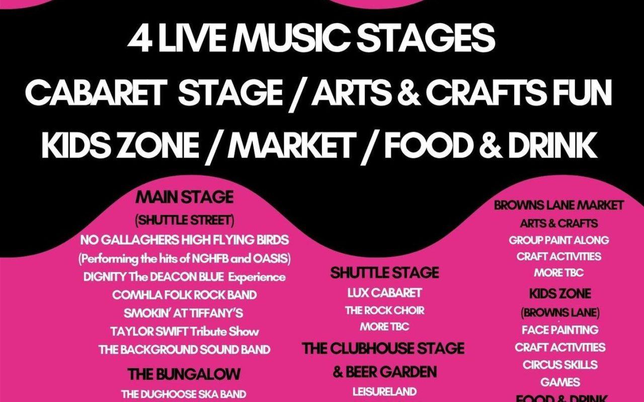 THE 1st PAISLEY MUSIC & ARTS FESTIVAL is on SATURDAY 22 AUGUST 2026