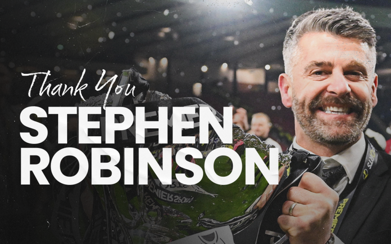 St Mirren FC Club Statement – Stephen Robinson departs for Aberdeen