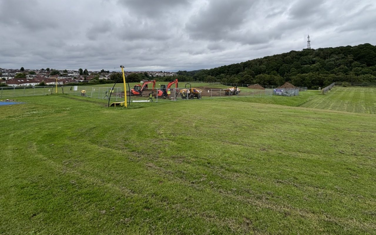 Wheels in motion for new pump track in Overlee Park, Stamperland