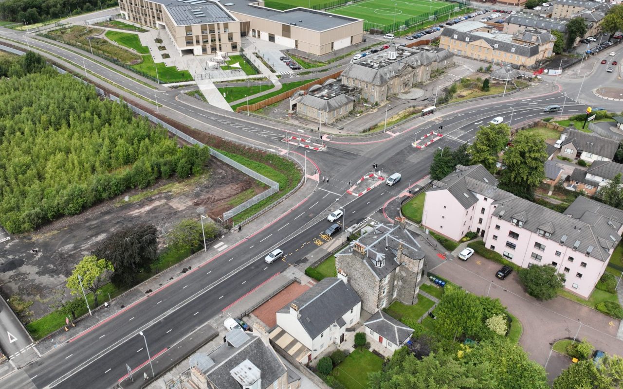 New Grammar Road officially named as first phase of major transport project complete in Renfrewshire