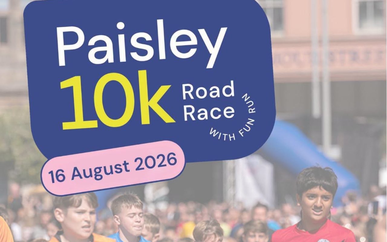 Quality Radio at the Paisley 10k Road Race and Fun Run, Sunday 16 August 2026