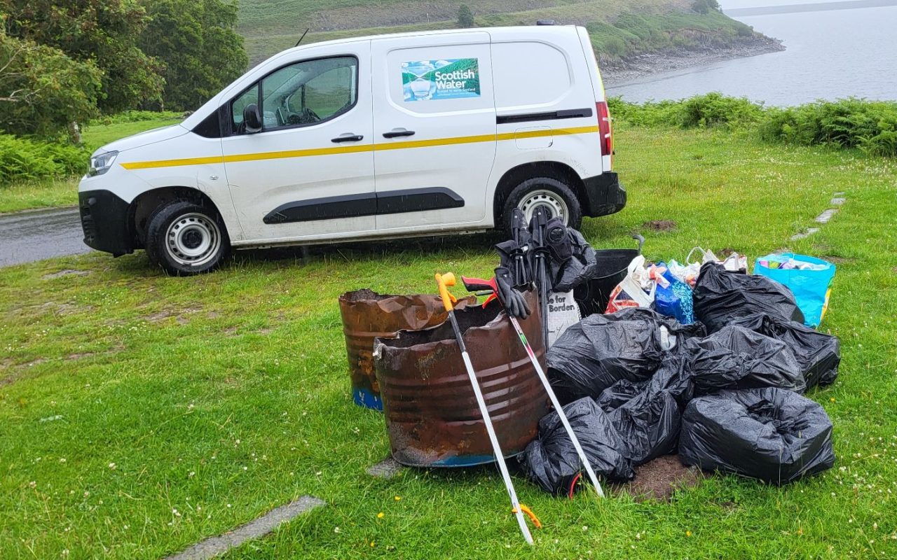 SCOTTISH WATER CALLS ON PEOPLE TO STOP ANTI-SOCIAL BEHAVIOUR SPOILING RESERVOIR BEAUTY SPOTS