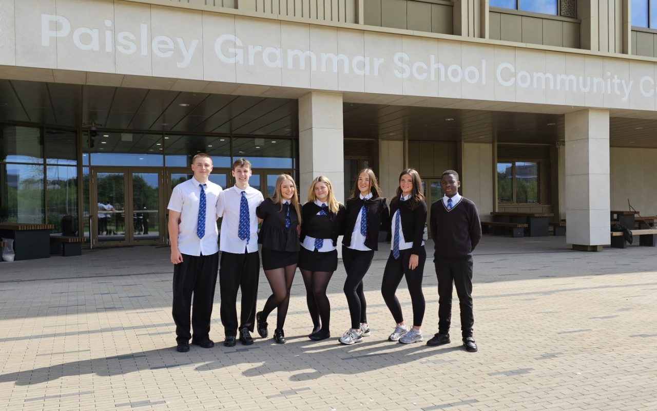Paisley Grammar School pupils begin a new chapter in spectacular new £85.5 million campus